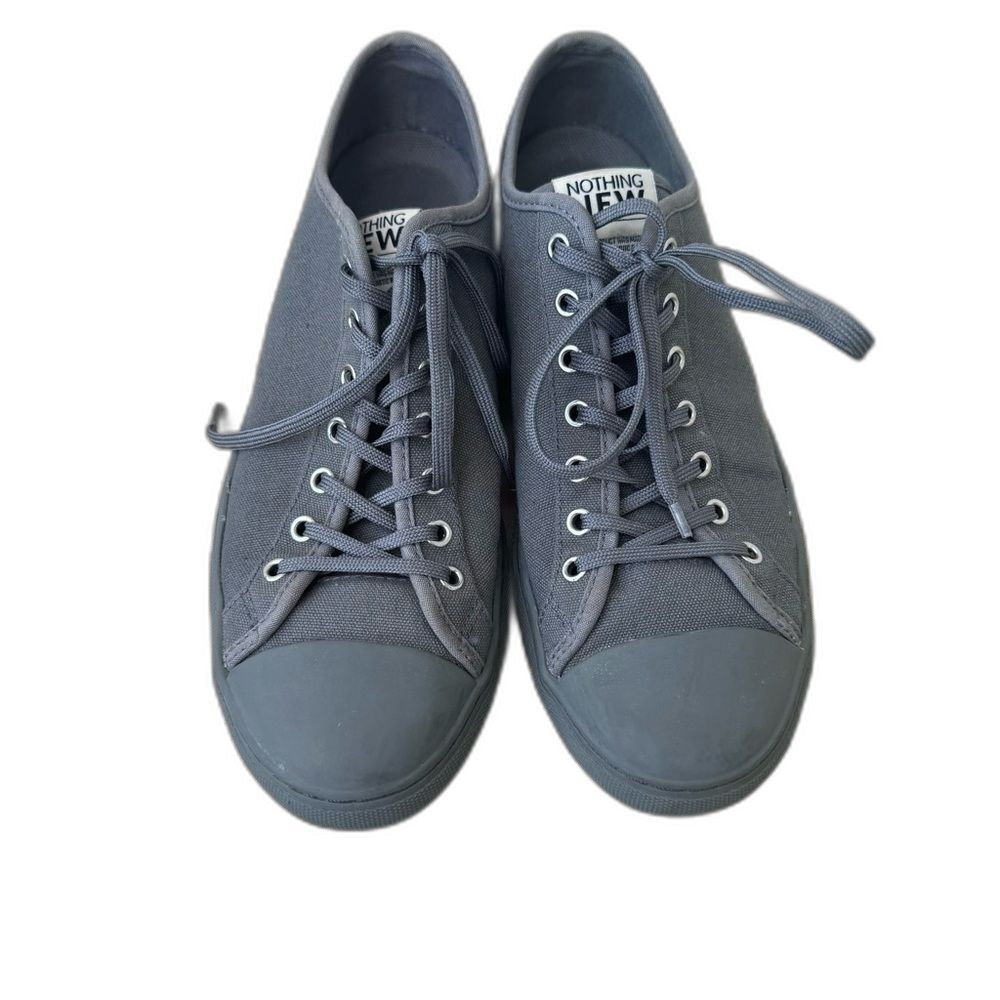Nothing New Low Top Sneakers Grey Size Sustainable Eco-Friendly Size 9.5